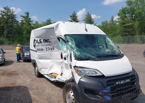 2023 Ram Promaster 2500 High Roof 136 Wb z USA, uszkodzony, nr VIN 3C6LRVCG9PE552016